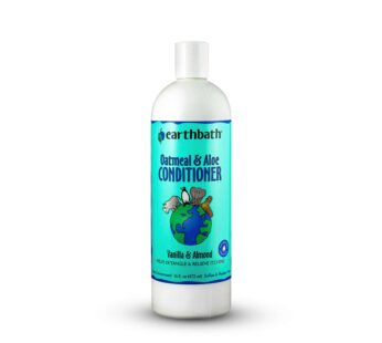 earthbath, Oatmeal & Aloe Conditioner – Dog Conditioner for Allergies & Itching, Dry Skin, Dog Wash That Helps Detangle & Relieve Itching, Made in USA, Cruelty Free Pet Conditioners – 16 Oz (1 Pack)