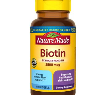 Nature Made Vitamin B12 500 mcg, Dietary Supplement for Energy Metabolism Support, 100 Tablets, 100 Day Supply