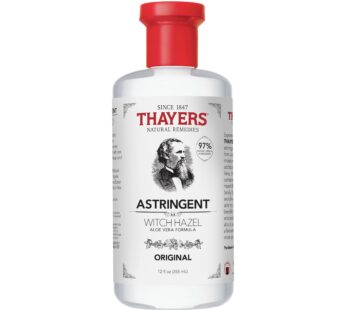 THAYERS Original Witch Hazel Astringent with Aloe Vera, 12 Ounce Bottle