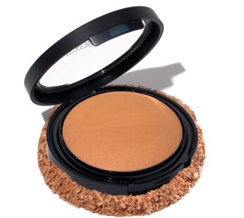 LAURA GELLER NEW YORK Baked Double Take Powder Foundation – Tan – Buildable Medium to Full Coverage – Matte Finish
