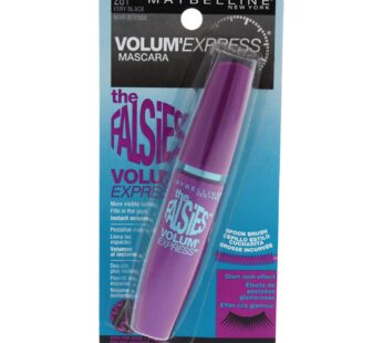 Maybelline Volum’ Express The Falsies Washable Fiber Mascara, Volumizing and Separating Make Up Formula, Very Black, 1 Count