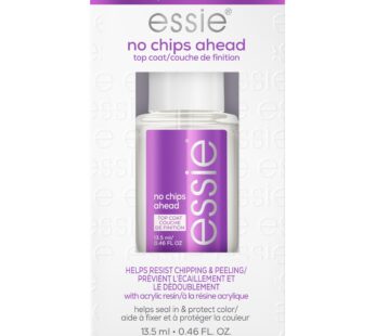 essie salon quality nail care, vegan, clear top coat, No Chips Ahead, 0.46 fl oz