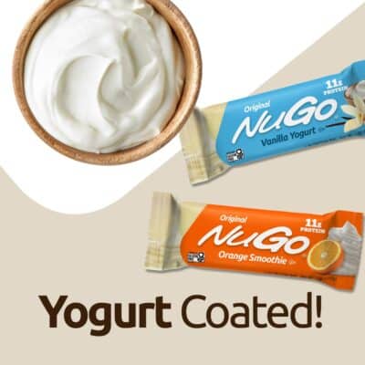 NuGo Protein Bar, Vanilla Yogurt, 11g Protein, 170 Calories, Gluten Free, 1.76 Ounce each, 15 Count (Pack of 1) - Image 2