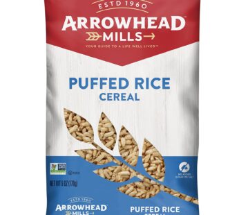 Arrowhead Mills Puffed Rice Cereal, 6 oz – Pack of 6