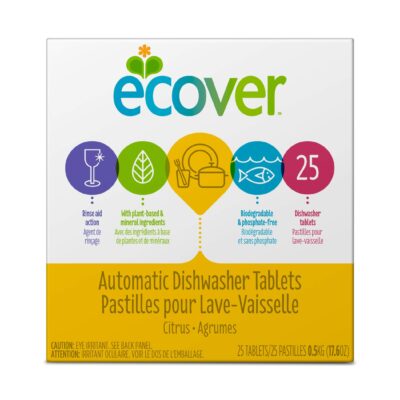 Ecover Automatic Dishwasher Soap Tablets, Citrus, 25 Count (Pack of 6) - Packaging May Vary - Image 2