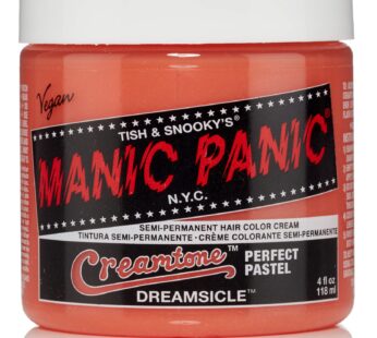 MANIC PANIC Dreamsicle Hair Dye ? Creamtone Perfect Pastel – Semi-Permanent Hair Color – Creamy, Pastel Orange Dye With Warm Undertones – Vegan, PPD & Ammonia-Free – For Coloring Hair on Women & Men