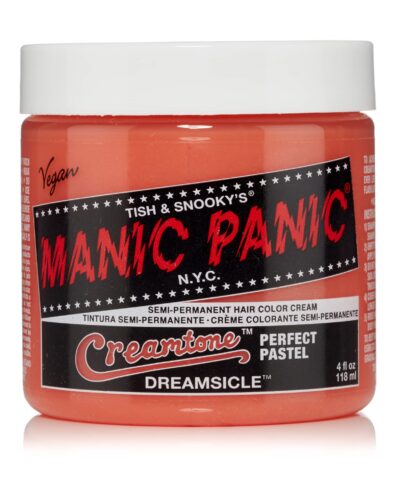 MANIC PANIC Dreamsicle Hair Dye ? Creamtone Perfect Pastel - Semi-Permanent Hair Color - Creamy, Pastel Orange Dye With Warm Undertones - Vegan, PPD & Ammonia-Free - For Coloring Hair on Women & Men
