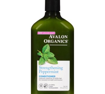 Avalon Organics Conditioner, Strengthening Peppermint, 11 Oz