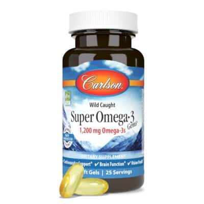 Carlson - Super Omega-3 Gems, 1200 mg Omega-3s, Wild Caught, Sustainably Sourced, 50 soft gels - Image 5