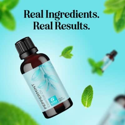 Peppermint Essential Oil for Diffuser Aromatherapy - 100% Pure Peppermint Oil for Hair Skin and Nails Plus Undiluted Refreshing Aromatherapy Essential Oil for Diffusers Baths and Topical Uses 1oz - Image 8