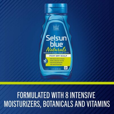 Selsun Blue Shampoo Naturals Dandruff Itchy Dry Scalp 11 Ounce (325ml) (2 Pack) - Image 4