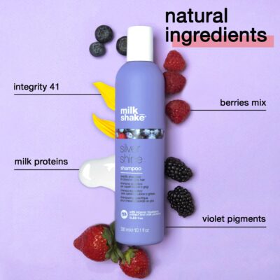 Milk_shake Silver Shine Purple Shampoo for Blonde Hair - Blonde Toner for Brassy Hair 100% SLES-Free, 10.1 Fl Oz - Image 7
