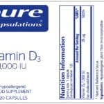 Pure Encapsulations Vitamin D3 25 mcg (1,000 IU) - Supplement to Support Bone, Joint, Breast, Heart, Colon & Immune Health - with Premium Vitamin D - 120 Capsules - Image 9