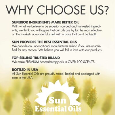 Sun Essential Oils 8oz - Lavender Essential Oil - 8 Fluid Ounces - Lavender Oil - Image 7