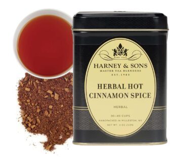 Harney & Sons Herbal Hot Cinnamon | 4oz Tin of Loose Leaf Herbal Tea