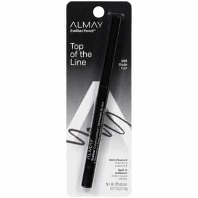 Almay Eyeliner Pencil, Hypoallergenic, Cruelty Free, Oil Free-Fragrance Free, Ophthalmologist Tested, Long Wearing and Water Resistant, with Built in Sharpener, 205 Black, 0.01 oz - Image 9