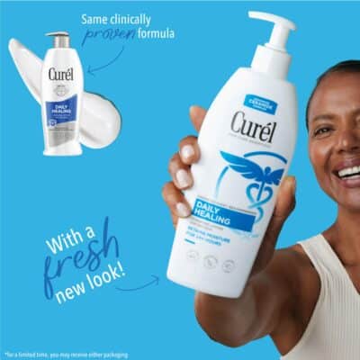 Cur?l Daily Healing Body Lotion for Dry Skin, Repairs Dry Skin and Retains Moisture, Body and Hand Lotion, 20 Ounce, with Advanced Ceramides Complex - Image 2
