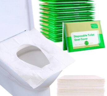 YGDZ Toilet Seat Covers Disposable, 110pcs Flushable Travel Disposable Toilet Seat Covers for Adults Kids Potty Training, Travel Essential Accessories for Airplane, Road Trips, Camping