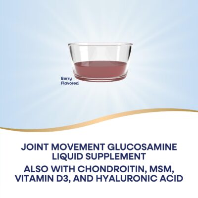 Nature's Way Joint Movement Glucosamine Fast Absorbing Liquid, Ultra Strength, Supports Healthy Bones*, Chondroitin, and MSM with Vitamin D3, Berry Flavored, 16 Fl Oz (Packaging May Vary) - Image 3