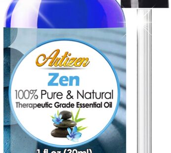 Artizen Zen Blend Essential Oil (100% Pure & Natural – Undiluted) Therapeutic Grade – Huge 1oz Bottle – Perfect for Aromatherapy, Relaxation, Skin Therapy & More – Zen Oil – Zen Essential Oil Blend