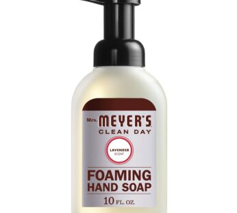 Mrs. Meyer’s Clean Day Foaming Hand Soap, Lavender Scent, 10 Fl oz (Pack of 2)