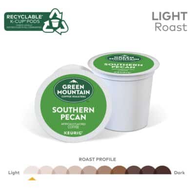 Green Mountain Coffee Roasters Southern Pecan, Single-Serve Keurig K-Cup Pods, Flavored Light Roast, 24 Count - Image 4