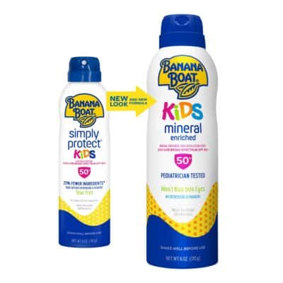 Banana Boat Kids Mineral Enriched, Broad Spectrum Sunscreen, SPF 50+, Pack of 1, 9.5 oz. - Image 3