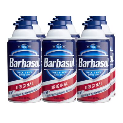 Barbasol Original Thick and Rich Shaving Cream for Men, 10 Ounce(Pack of 6) - Image 3
