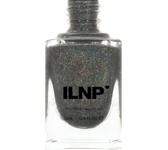 ILNP La Catedral – Neutral Charcoal Grey Holographic Sheer Jelly Nail Polish