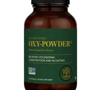 Global Healing Center Oxy-Powder Oxygen Based Safe and Natural Colon Cleanser and Relief from Occasional Constipation (120 Capsules)(Packaging may vary)