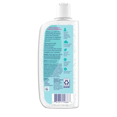 Clean & Clear Morning Burst Oil-Free Hydrating Facial Cleanser with BHA, Cucumber & Aloe Extracts, Face Wash Gently Removes Oil & Pore Clogging Impurities, 8 fl. oz - Image 9