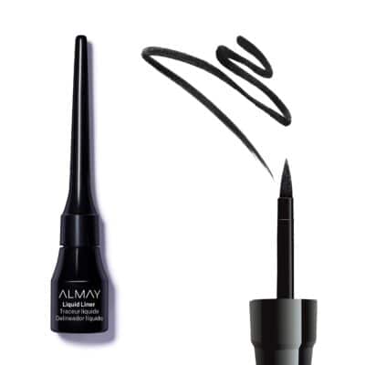 Almay Liquid Eyeliner, Waterproof, Fade-Proof Eye Makeup, Easy-to-Apply Liner Brush, 221 Black, 0.1 Oz - Image 2