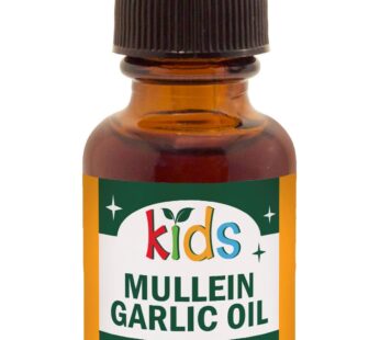 Herb Pharm Kids Mullein and Garlic Oil, 1 Fl Oz, Calendula, Garlic, Mullein, St. John’s Wort, Olive Oil