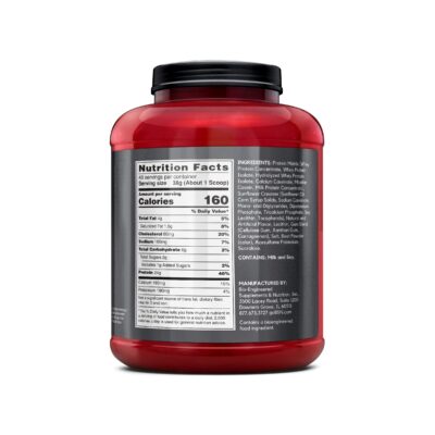 BSN SYNTHA-6 EDGE Protein Powder, with Hydrolyzed Whey, Micellar Casein, Milk Protein Isolate, Low Sugar, 24g Protein, Strawberry Milkshake, 48 Servings - Image 7