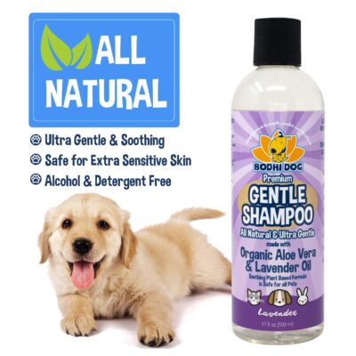 Bodhi Dog Premium Gentle Shampoo | Soothing & Ultra Gentle Puppy Shampoo | Aloe Vera and Lavender Oil | Natural Moisturizing Pet Wash for Puppies, Dogs and Cats (17 Fl Oz) - Image 5