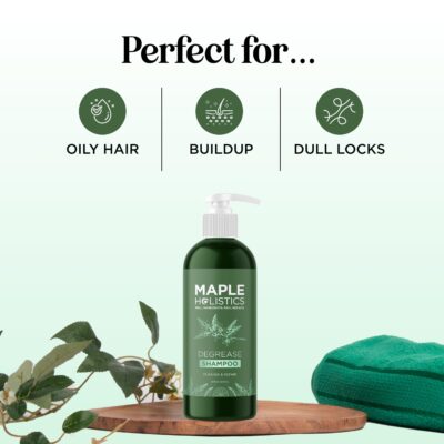 Clarifying Shampoo for Build Up and Oily Hair - Deep Cleansing Shampoo with Rosemary - Refreshing Lemon for Greasy Hair & Jojoba Oil for Scalp Cleanser - Anti Residue Shampoo for Healthy Scalp - 16 Oz - Image 2