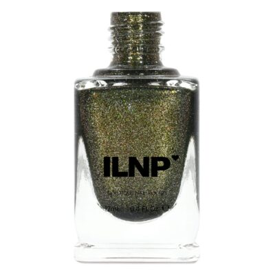 ILNP Caesar - Deep Olive Holographic Metallic Nail Polish