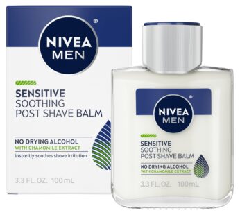 NIVEA MEN Sensitive Post Shave Balm with Vitamin E, Chamomile and Witch Hazel Extracts, 3.3 Fl Oz Bottle