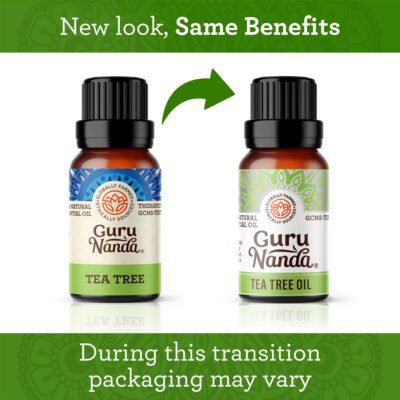 GuruNanda Tea Tree Essential Oil (0.5 Fl Oz) - 100% Pure, Natural and Undiluted Essential Oil for Diffusers - Perfect for Aromatherapy, Massages & DIY Recipes - Helps in Skin and Hair Care - Image 2