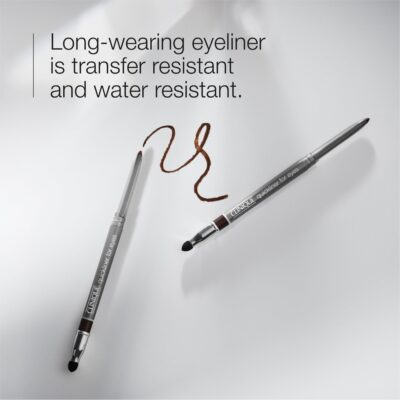 Clinique Quickliner For Eyes | Water Resistant, Smudge Resistant + Safe For Sensitive Eyes, Really Black - Image 2