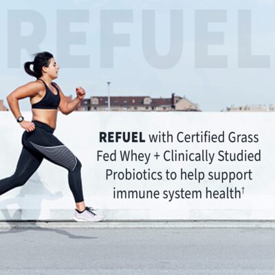 Garden of Life SPORT Whey Protein Powder Vanilla., Premium Grass Fed Whey Protein Isolate plus Probiotics for Immune System Health, 24g Protein, Non GMO, Gluten Free., Cold Processed - 20 Servings - Image 4