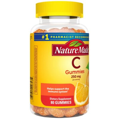 Nature Made Vitamin C 250 mg per serving, Dietary Supplement for Immune Support, 80 Gummies, 40 Day Supply - Image 7