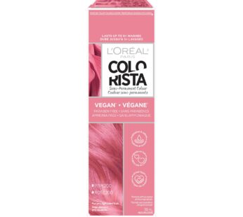 L’Oreal Paris Colorista Semi Permanent Hair Color for Bleached or Blonde Hair, Color Depositing Hair Mask Formula, Pink