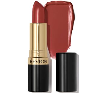 Revlon Lipstick, Super Lustrous Lipstick, Creamy Formula For Soft, Fuller-Looking Lips, Moisturized Feel in Berries, Rum Raisin (535) 0.15 oz