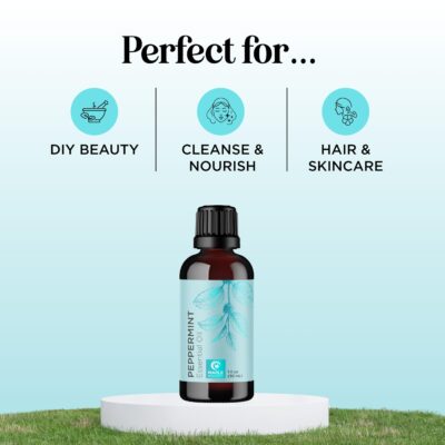 Peppermint Essential Oil for Diffuser Aromatherapy - 100% Pure Peppermint Oil for Hair Skin and Nails Plus Undiluted Refreshing Aromatherapy Essential Oil for Diffusers Baths and Topical Uses 1oz - Image 2