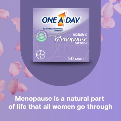 One A Day Women's Menopause Multivitamin with Vitamin A, Vitamin C, Vitamin D, Vitamin E and Zinc for Immune Health Support, Tablet - Image 5