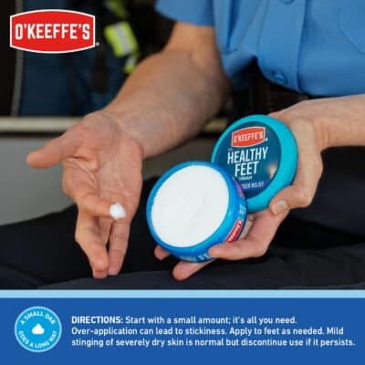 O'Keeffe's for Healthy Feet Foot Cream; Guaranteed Relief for Extremely Dry; Cracked Feet; Instantly Boosts Moisture Levels; 3.2 Ounce Jar; (Pack of 2) - Image 7