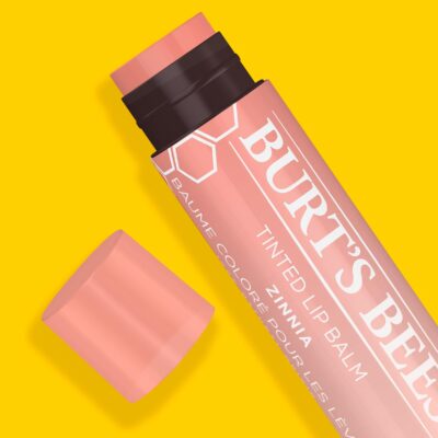 Burt's Bees Lip Tint Balm with Long Lasting 2 in 1 Duo Tinted Balm Formula, Color Infused with Deeply Hydrating Shea Butter for a Natural Looking Buildable Finish, Raspberry Zinnia (2-Pack) - Image 8