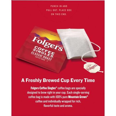 Folgers Coffee Singles (19 per box) - Image 5