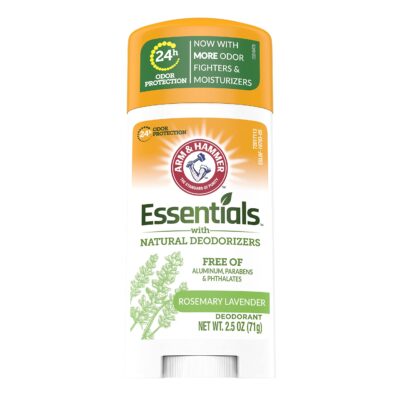 ARM & HAMMER Essentials Natural Deodorant Fresh Rosemary Lavender 2.50 oz (Pack of 4) - Image 2